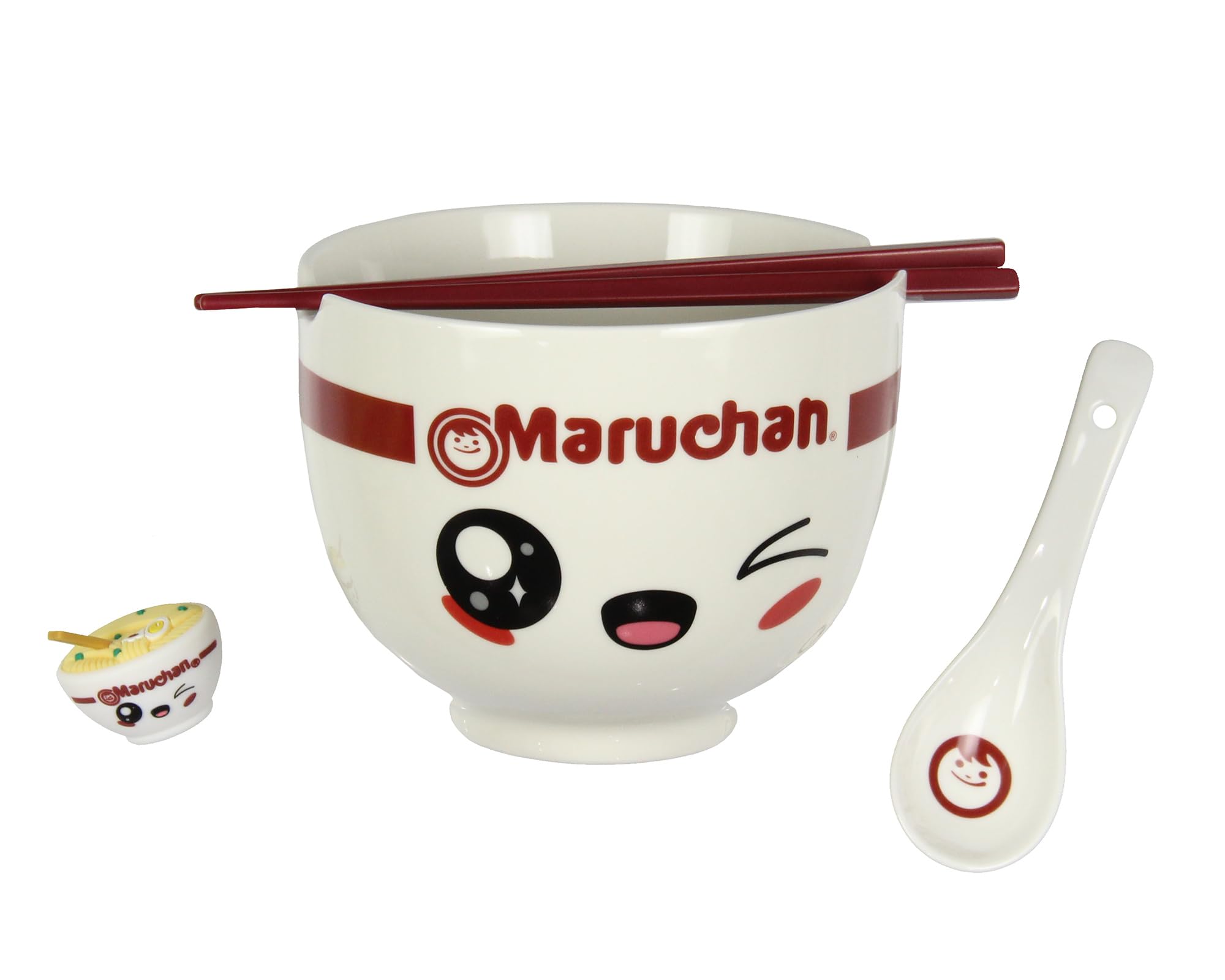 Seven Times Six maruchan ramen tazón con rostro lindo para ramen