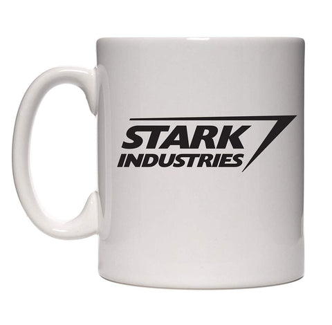 Taza Seven Times Six de cerámica con logotipo Stark Industries, ideal para café diario.