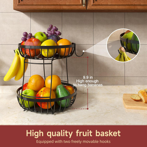 Sevenblue bandeja-fruta-base-grande, optimiza espacio y almacenamiento de frutas.