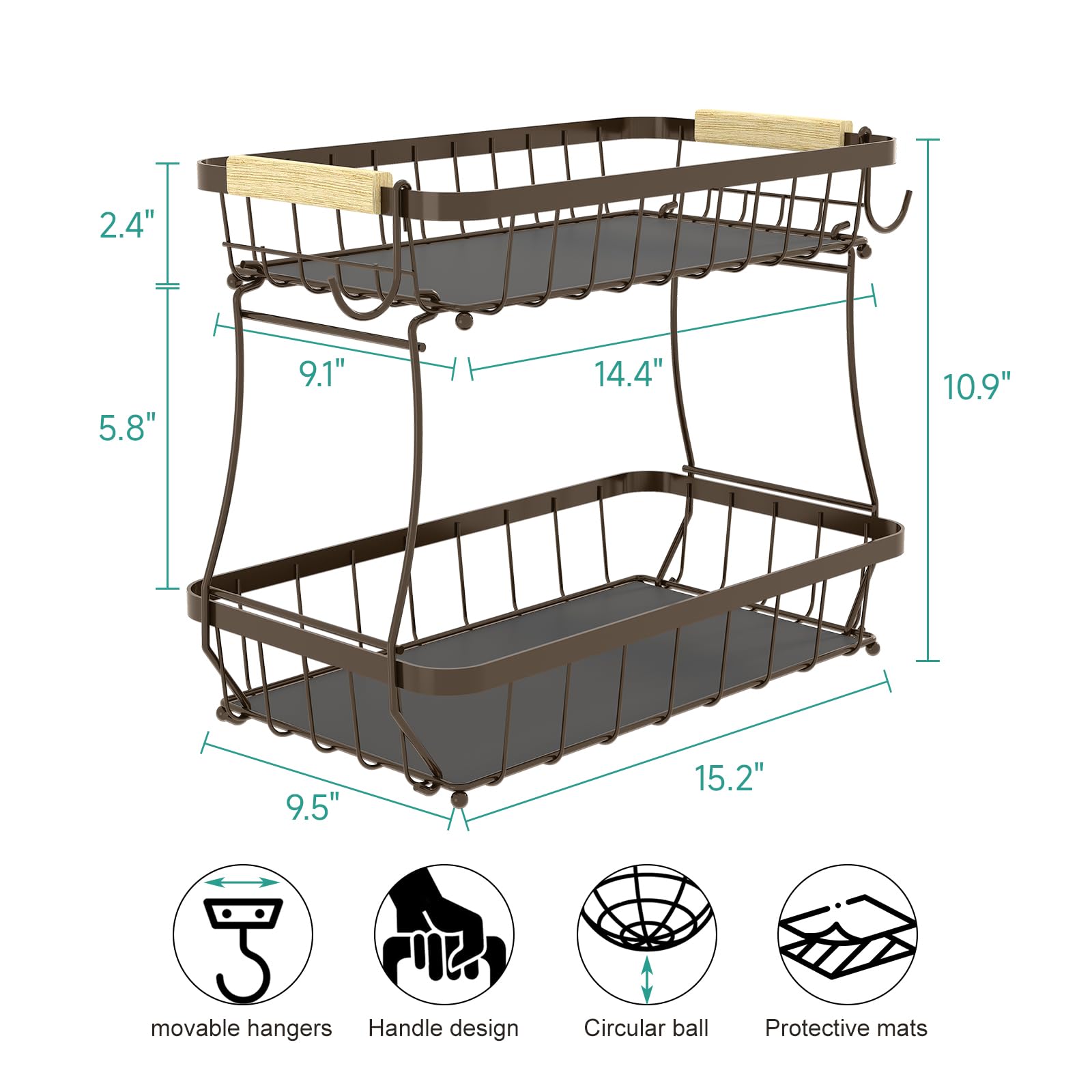 Sevenblue diseño desmontable facilita guardado y regalo elegante para la cocina.