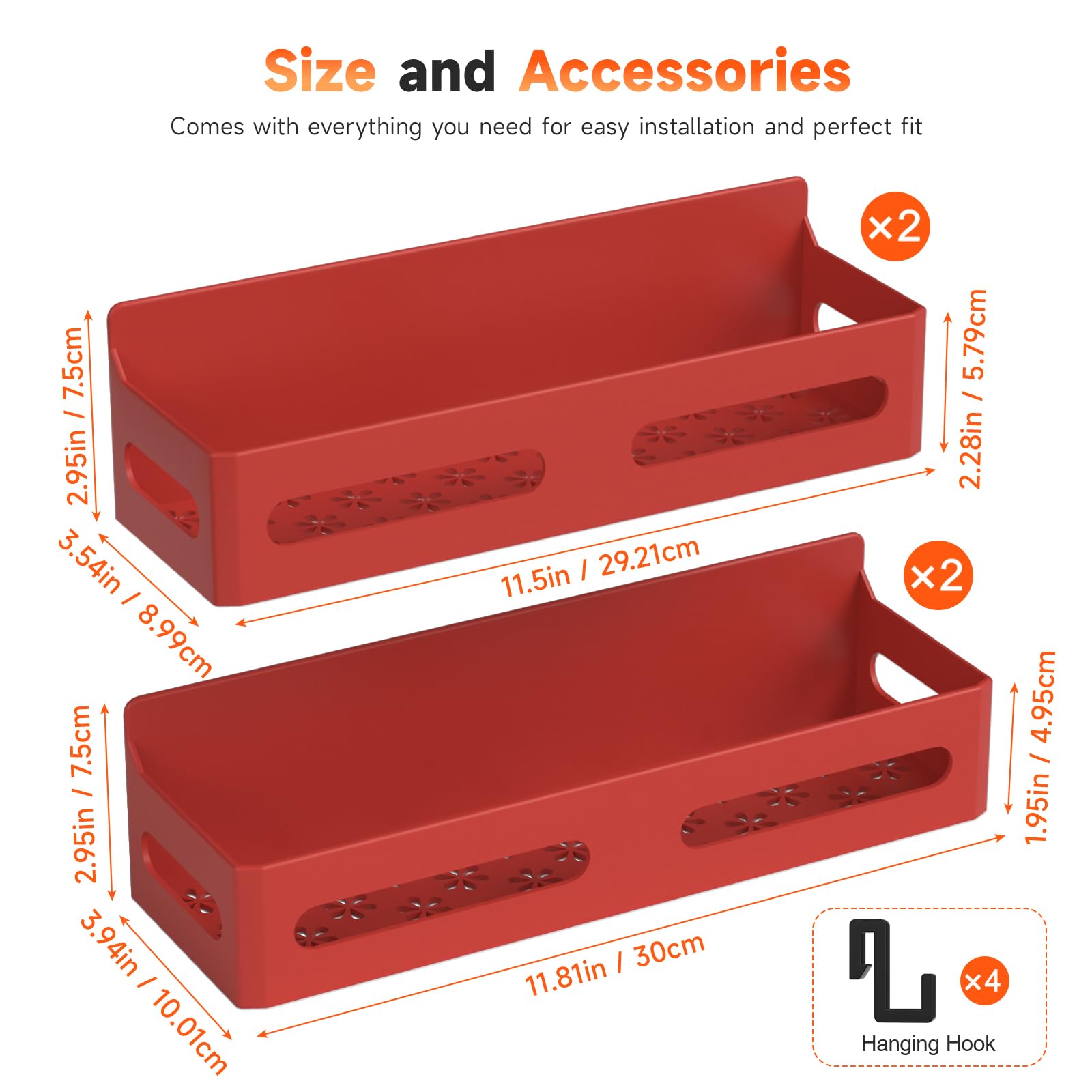 Estante magnético para cocina y baño Sevenblue, mantiene orden y al alcance.