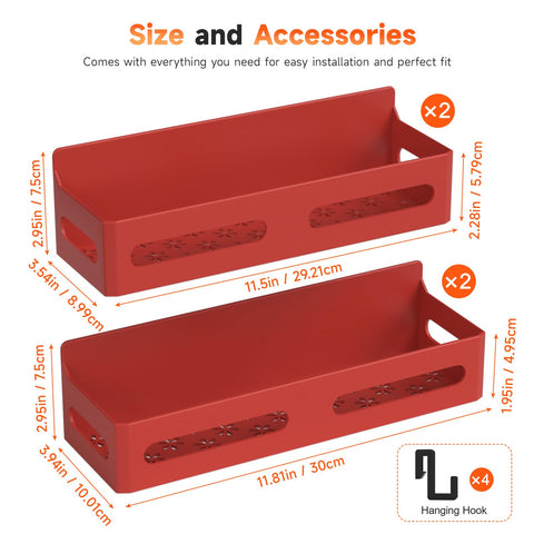 Estante magnético para cocina y baño Sevenblue, mantiene orden y al alcance.