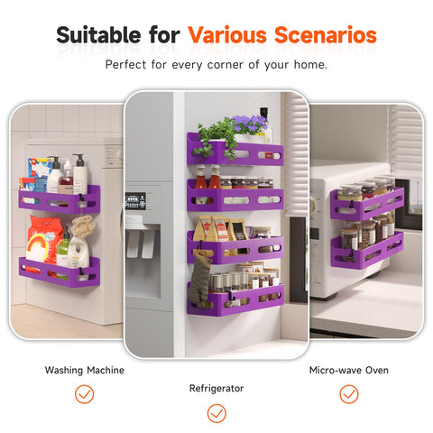 Sevenblue estante magnético para optimizar espacio en la cocina y encimera.