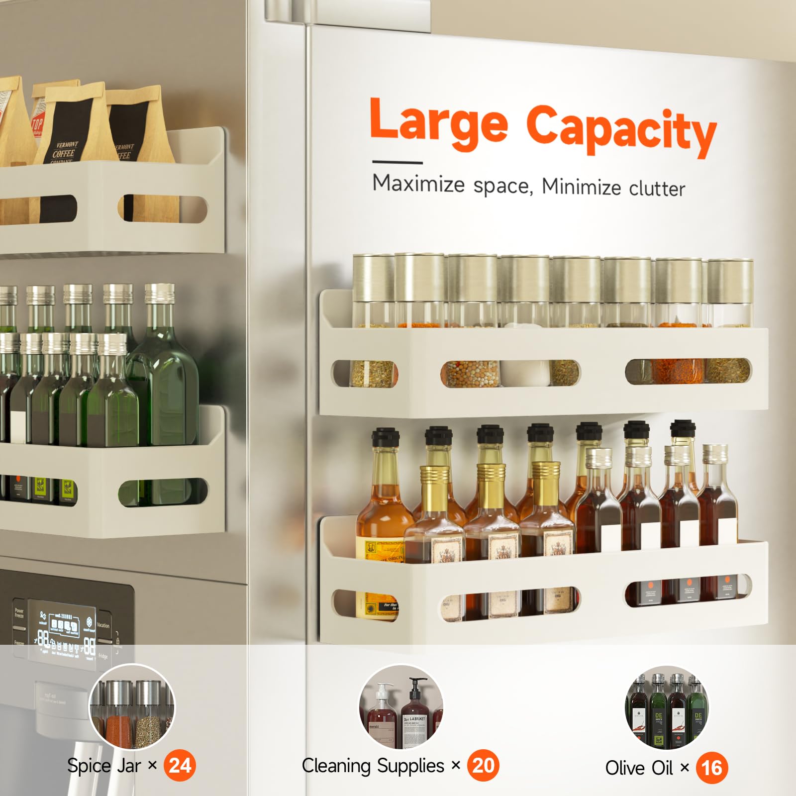 Sevenblue instalación sin herramientas: montaje rápido en la puerta de tu nevera.