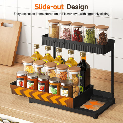 Sevenblue organizador bajo fregadero con patas antideslizantes estables.