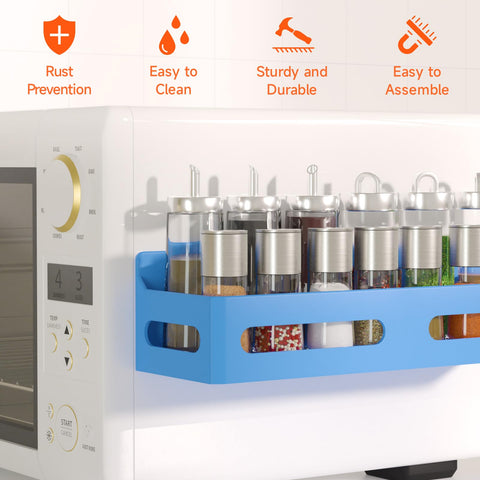 Organizador baño y cocina multifuncional Sevenblue, mantiene toallas y especias ordenadas.