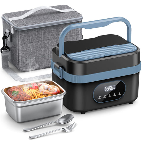 SEVENMEET caja almuerzo inalámbrica con batería 18000mAh para comidas calientes sin enchufe