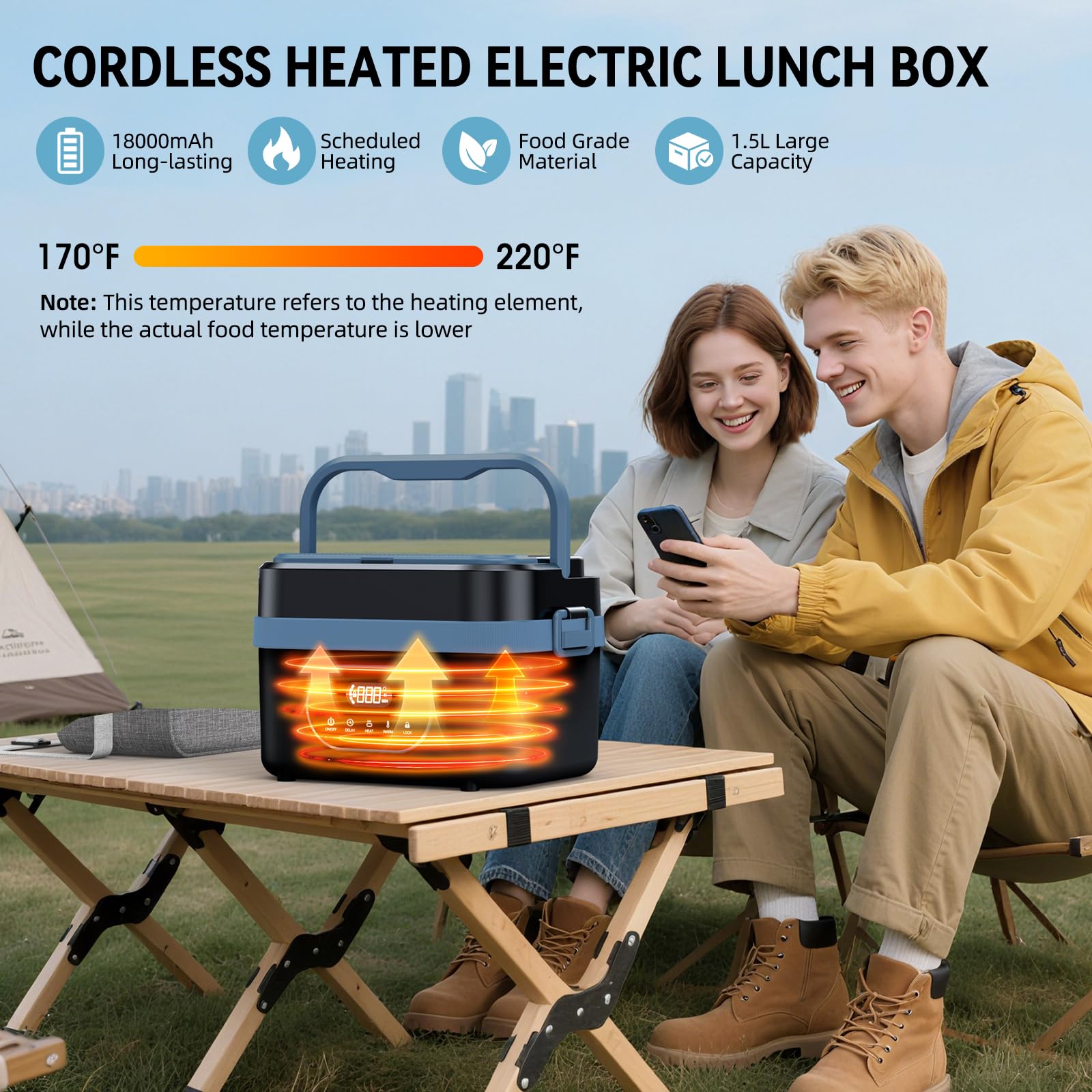 SEVENMEET calentamiento programable para horarios flexibles de comida