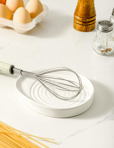 Seyatoo diseño único de reposacucharas cerámico para la cocina.