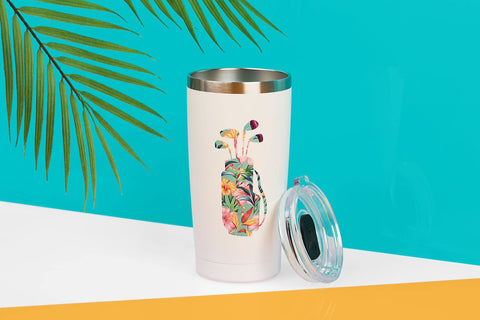 Seymour Butz vaso aislado 20 oz, libre de BPA y sin condensación.