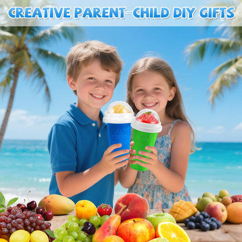 Sezau Slushie Cup con material seguro y fácil de limpiar