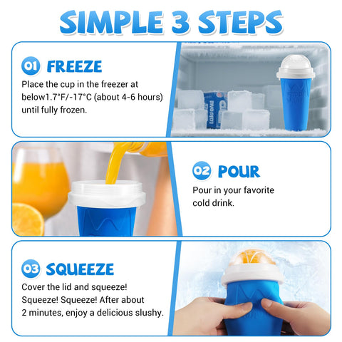 Sezau Slushie Cup, tapa hermética para evitar fugas durante el transporte