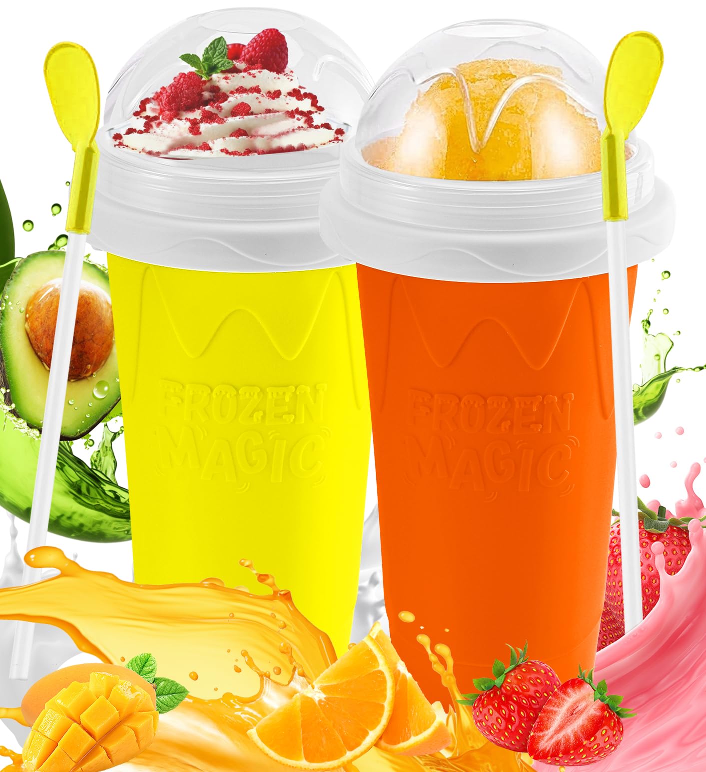 Taza de granizados Sezau 2 pack lista para disfrutar en casa