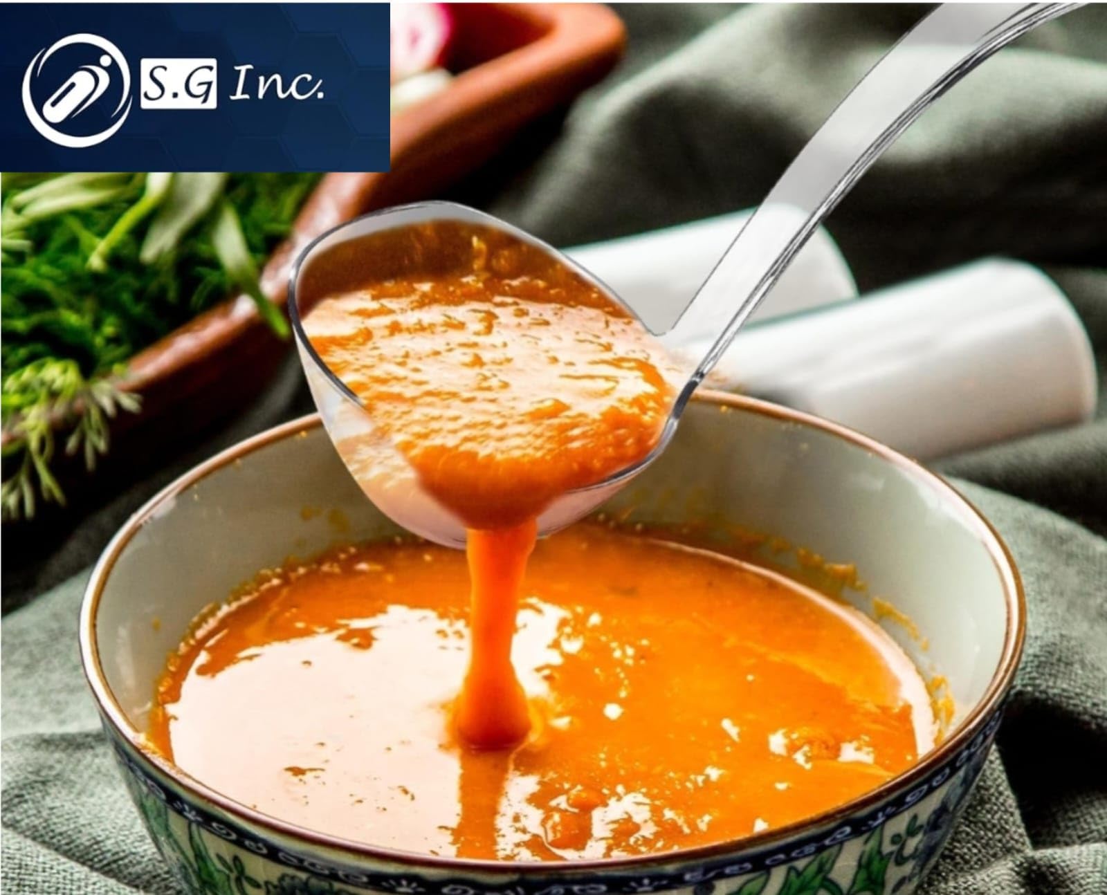 Cucharón con orificio para colgar S.G Inc, almacenamiento práctico.