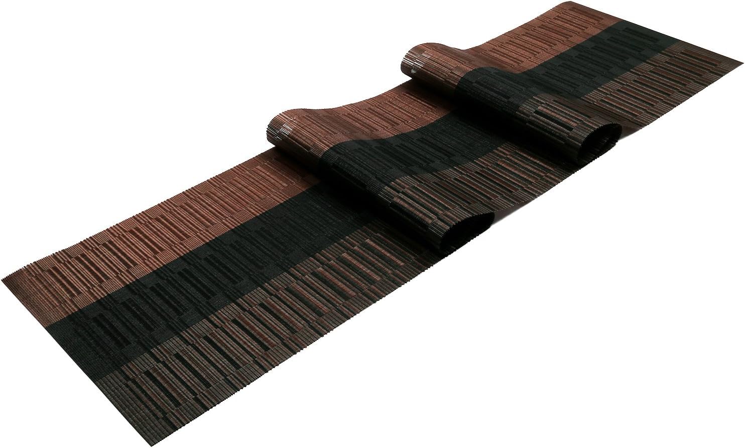 SHACOS camino de mesa tejido canasta, textura elegante y resistente a manchas