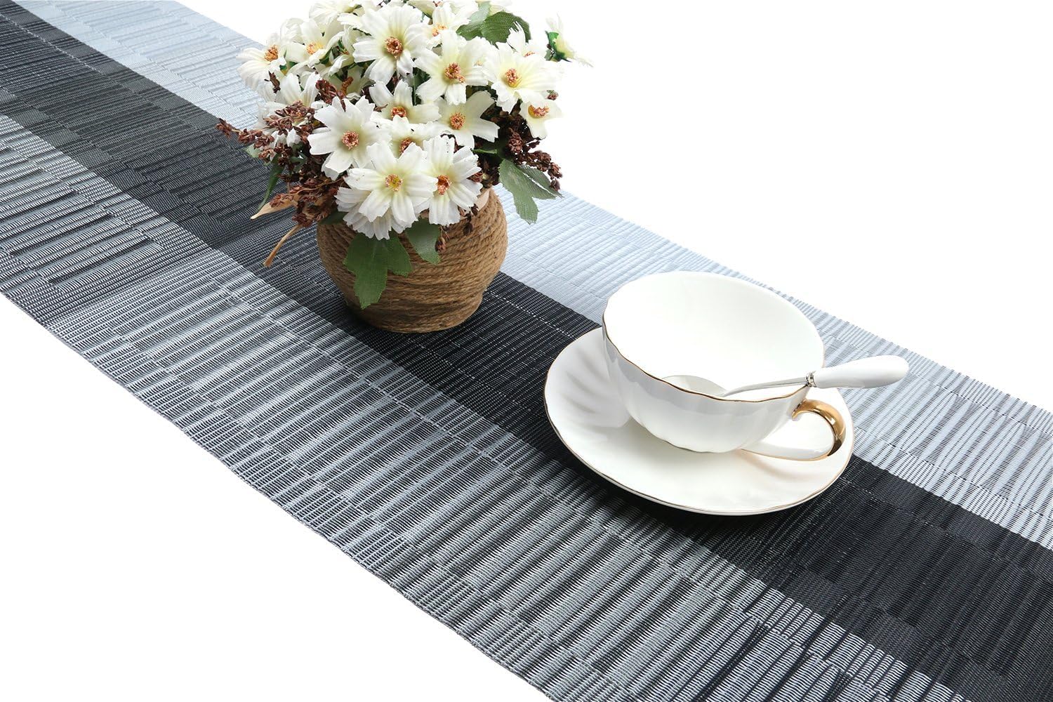 SHACOS corredero de mesa con ombre y textura, añade elegancia a cualquier mesa.