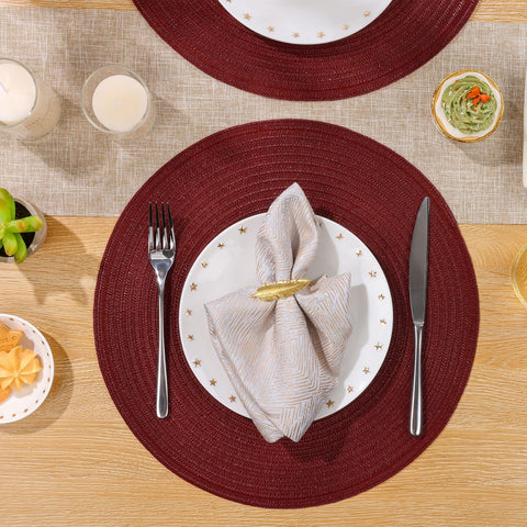 Juego de 4 manteles SHACOS para comedor y mesa auxiliar.