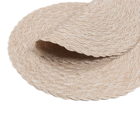 SHACOS mantel redondo beige: compatible con mesas rectangulares y ovaladas