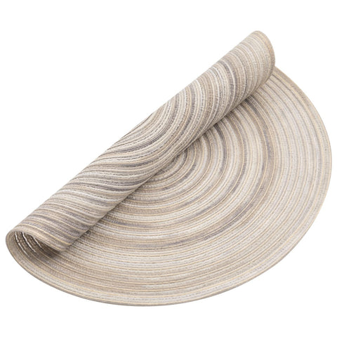 Uso interior/exterior SHACOS mantel redondo 15p