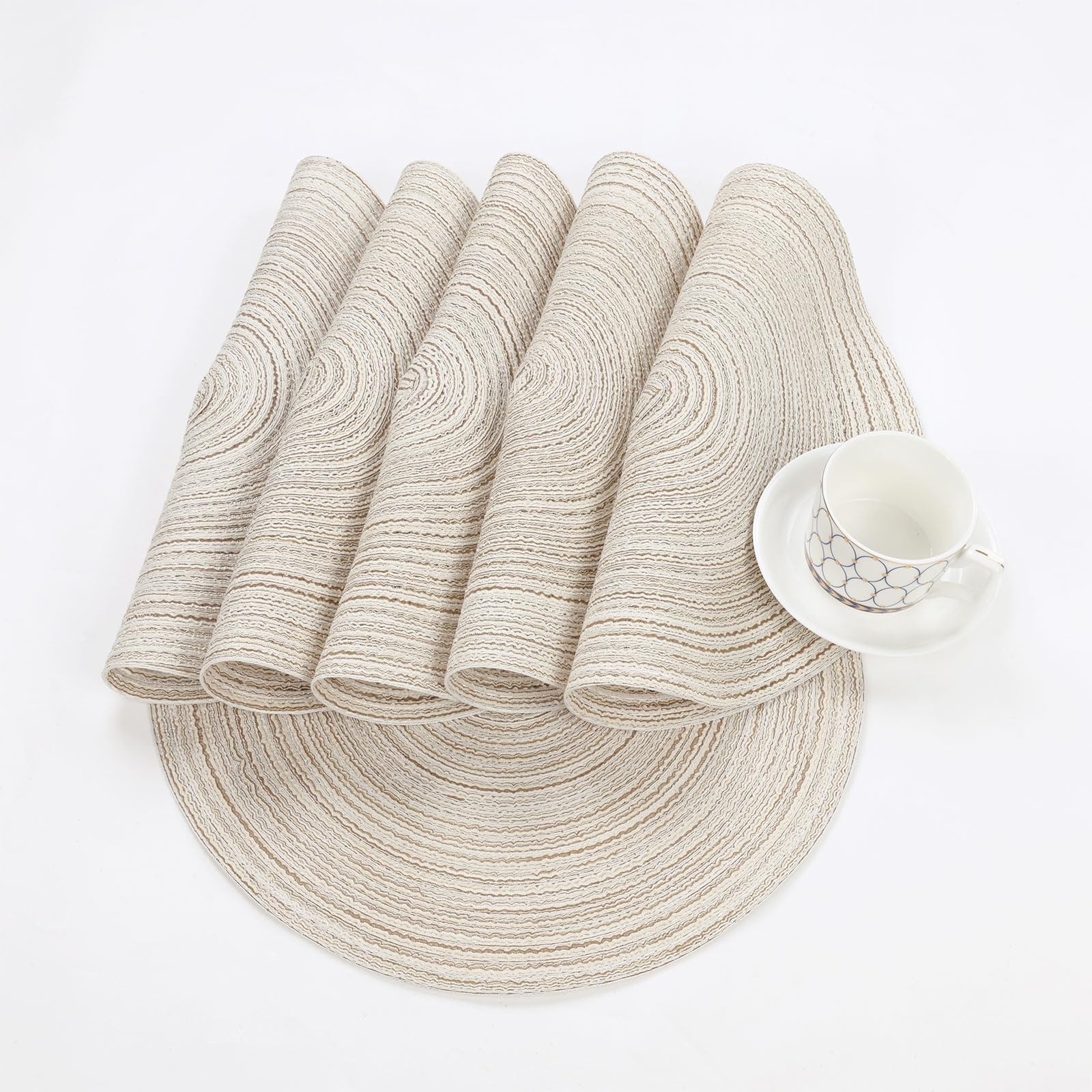 Juego de 6 manteles SHACOS para decorar y proteger superficies