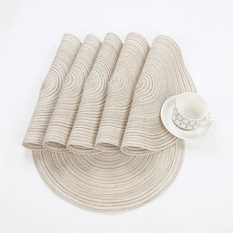 Juego de 6 manteles SHACOS para decorar y proteger superficies