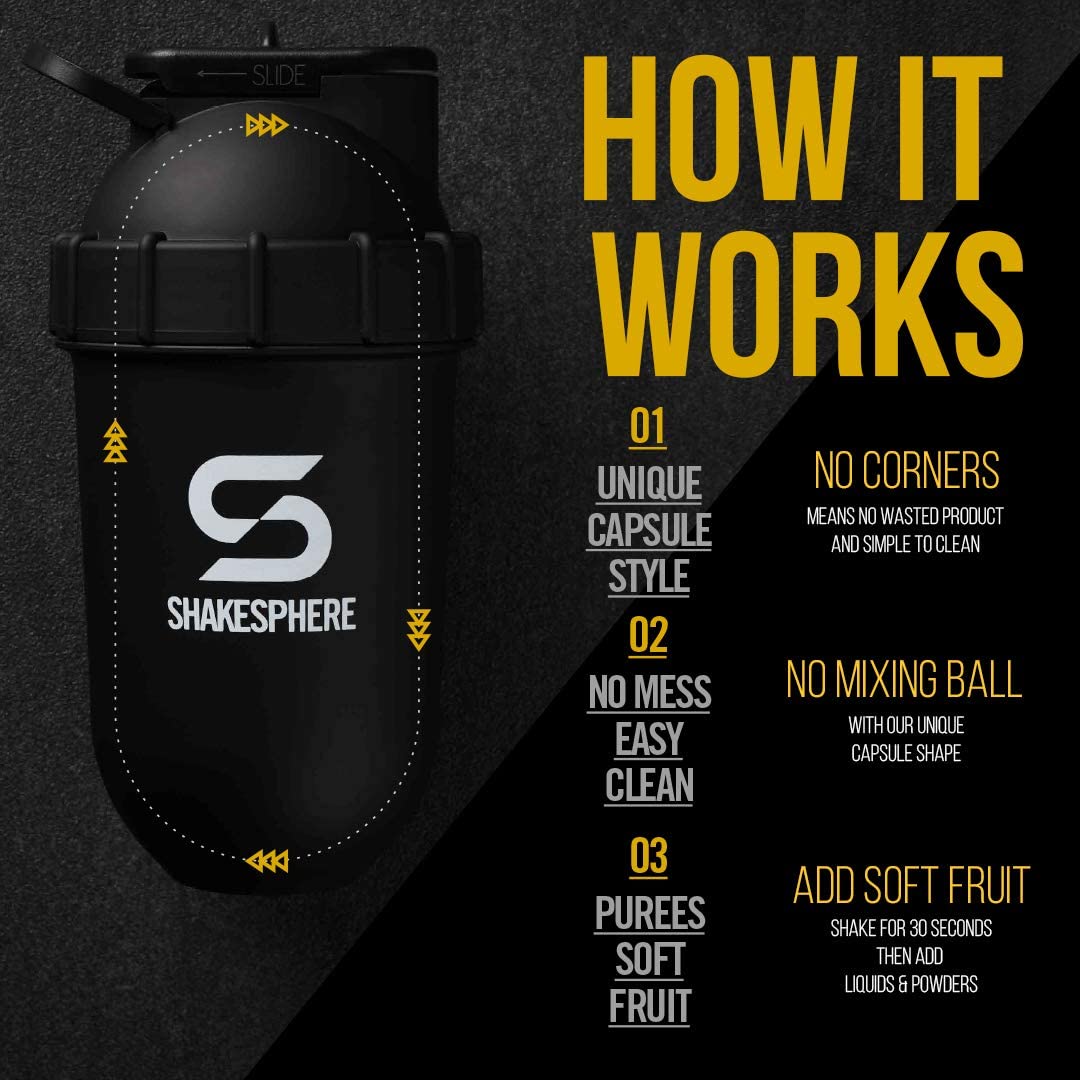 SHAKESPHERE: perfecto para gimnasio con diseño ergonómico