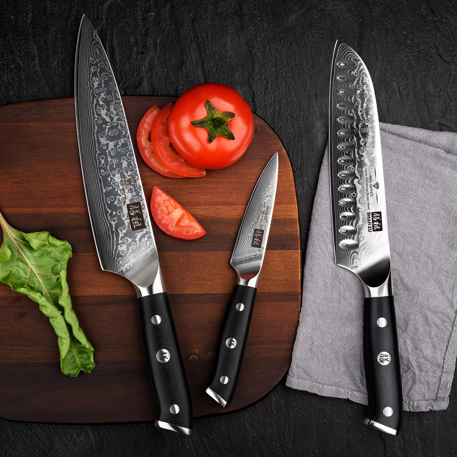 Afilado prolongado SHAN ZU, rendimiento estable en cocina diaria.