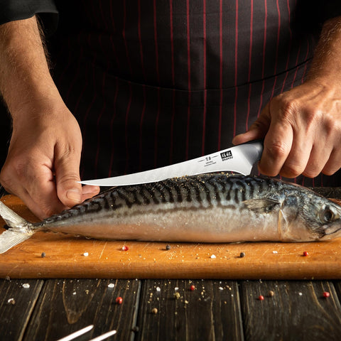 SHAN ZU corte de pescados y fileteado con control y precisión