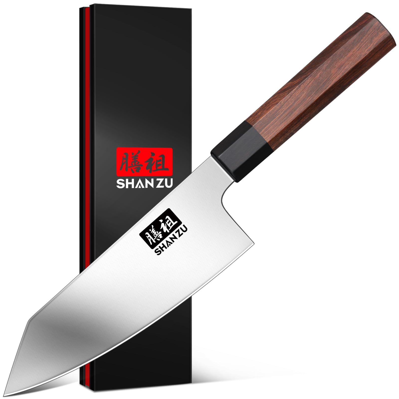 SHAN ZU Cuchillo chef 6 pulgadas ideal para manos pequeñas, filo preciso.