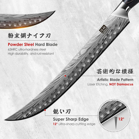 Cuchillo SHAN ZU deshuesar preciso para despiece suave y eficiente