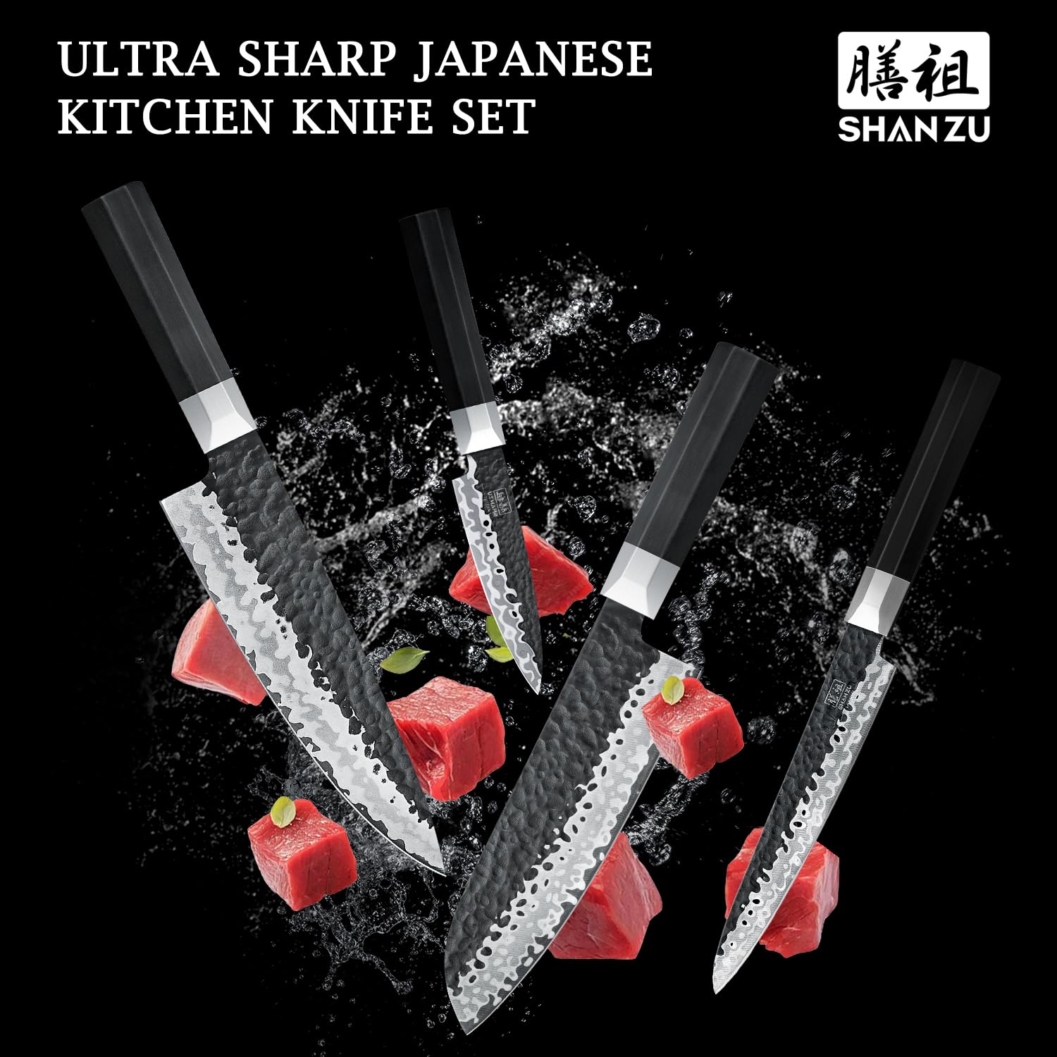 SHAN ZU cuchillo pelador de 3.75 pulgadas para pelar con precisión.