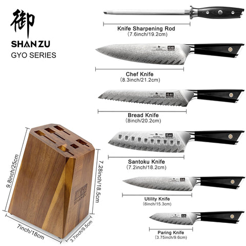 SHAN ZU con mango G10, agarre cómodo y estable.