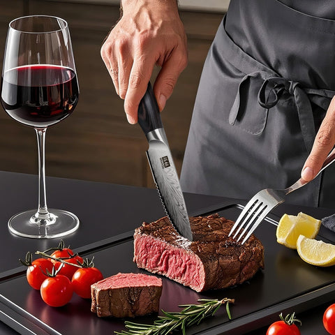 SHAN ZU cuchillos aptos para lavavajillas bandeja superior