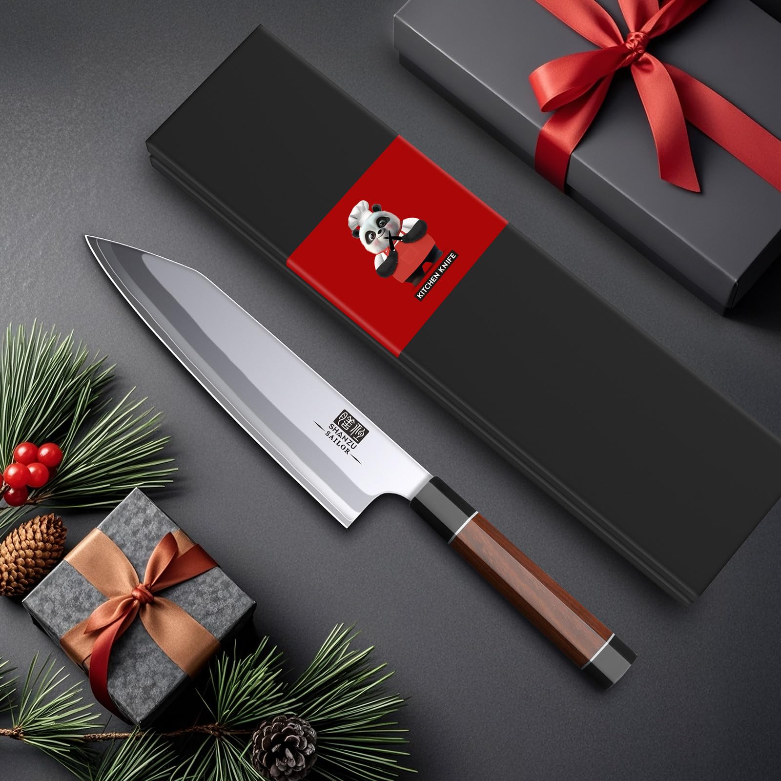 Caja de presentación SHAN ZU para regalo con empaque elegante.