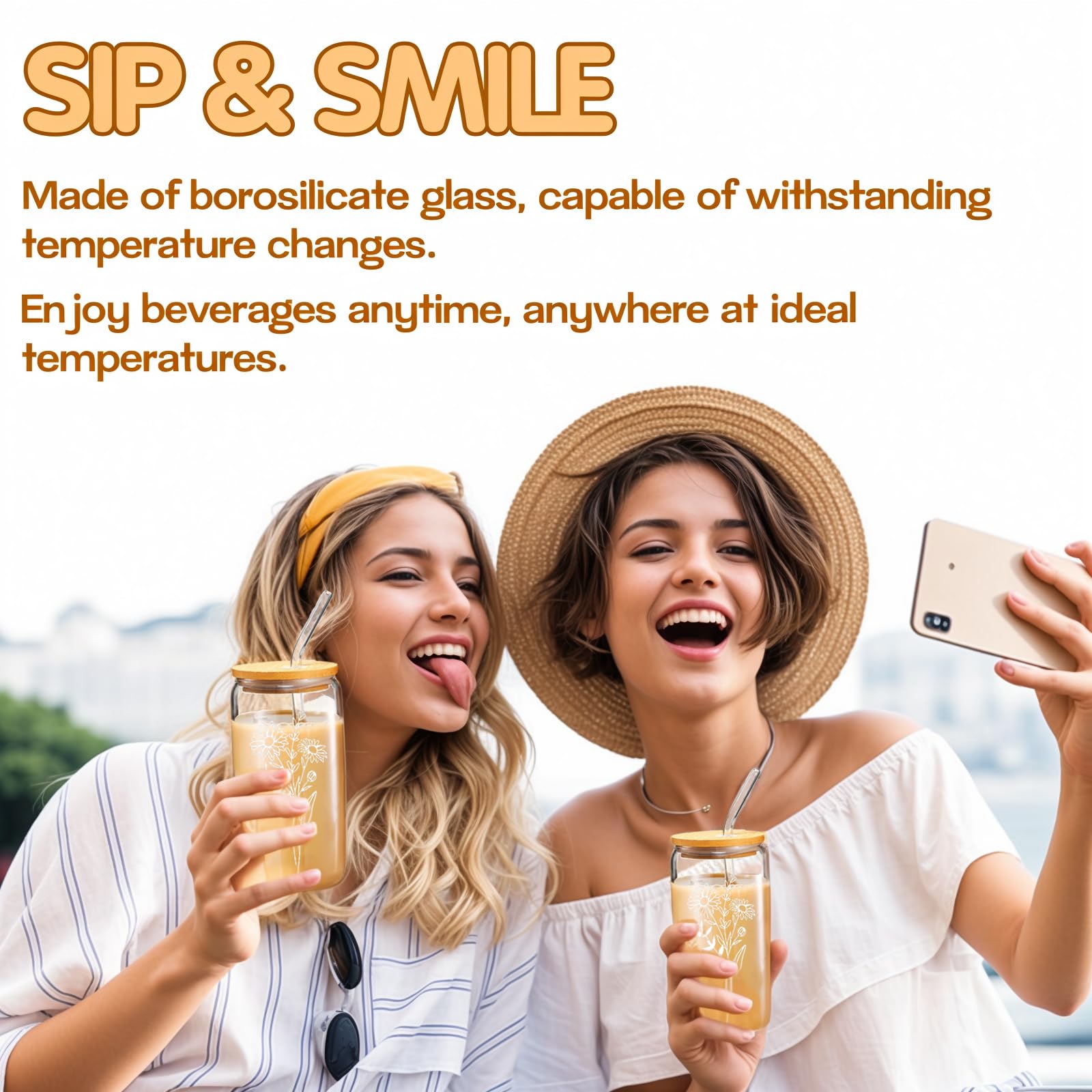 Capacidad 500 ml en vaso SHANDERBAR para café, té o agua