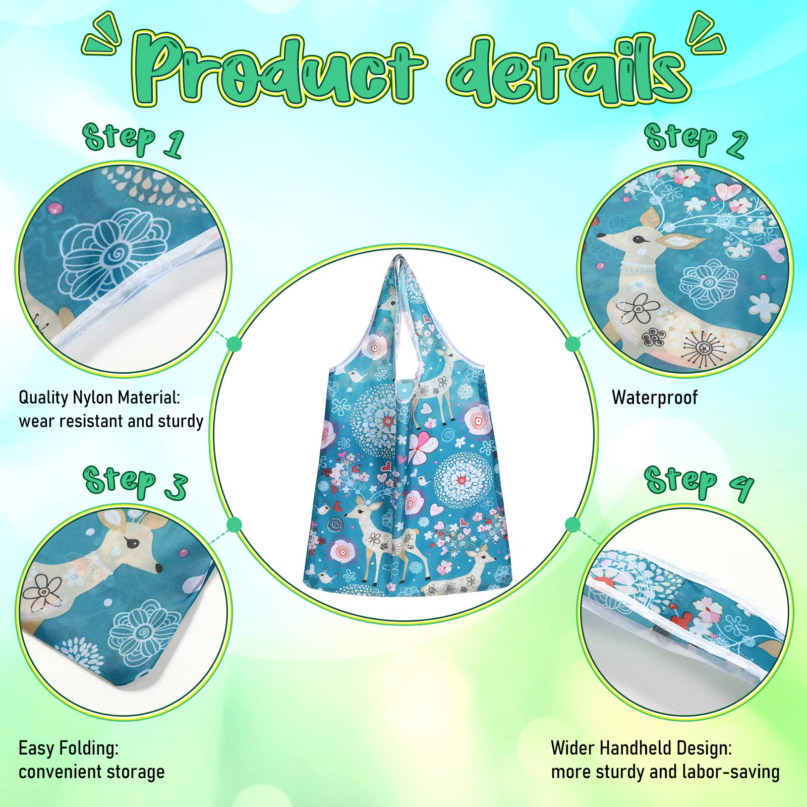 Shappy bolsa nylon resistente y lavable para uso diario