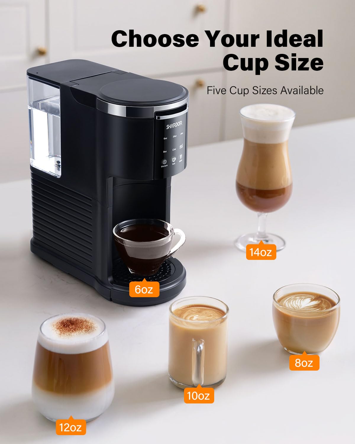 SHARDOR 3-en-1, té en hojas para infusión rápida y deliciosa.