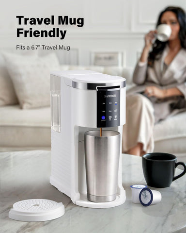 SHARDOR cafetera: diseño compacto que cabe en cocinas pequeñas y escritorios