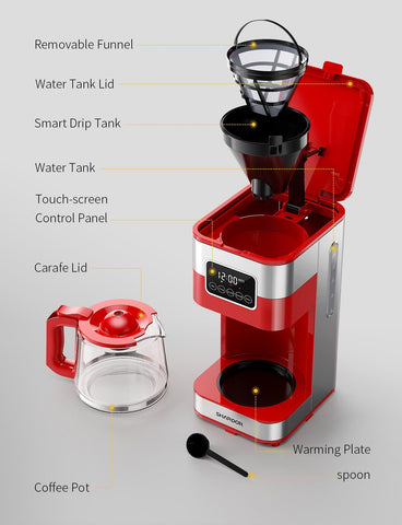 SHARDOR cafetera perfecta para casa u oficina con sabor y conveniencia