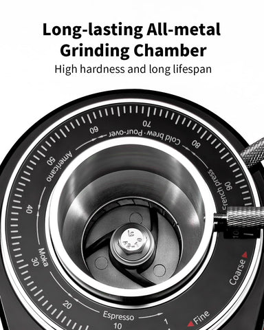 SHARDOR molinillo 64mm, cámara de molienda de metal que aporta durabilidad