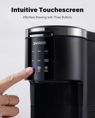 SHARDOR, compatible con taza de viaje, evita derrames en la mesa.