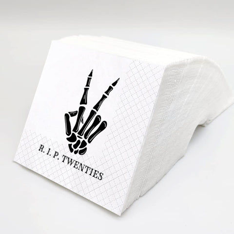 Servilletas SharkBliss de doble capa 5x5, absorbentes para mesas