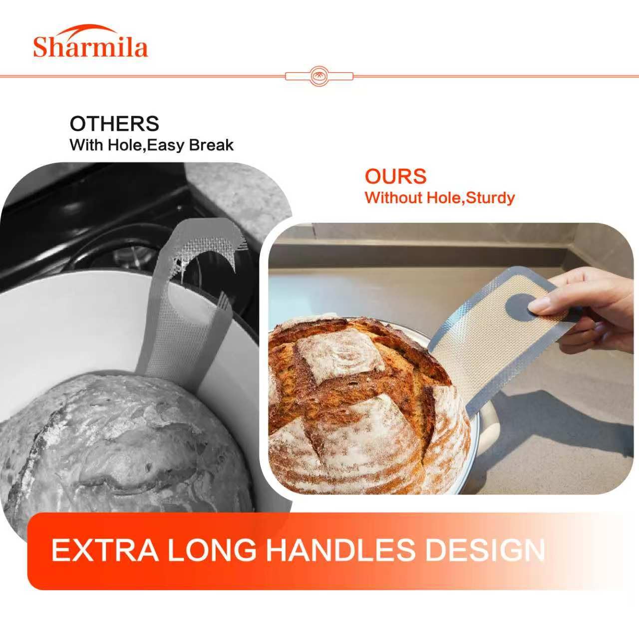 Sharmila portapan silicona, regalo práctico para panaderos y amantes de la repostería.