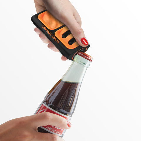 Orange Ninja Mini de Sharp Pebble, agarre seguro y manejo sencillo en cocina