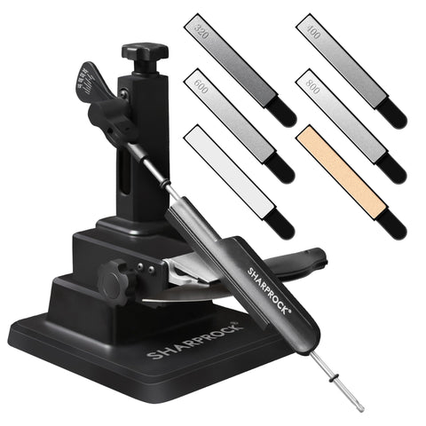 SHARP ROCK afilador: ángulo preciso para cuchillos de cocina.