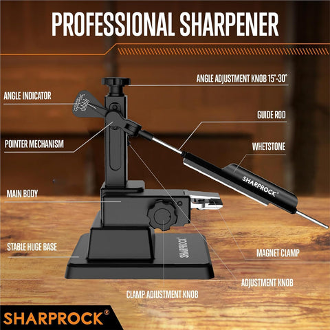 SHARP ROCK uso-cocina-y-campo para afilar en casa o al aire libre