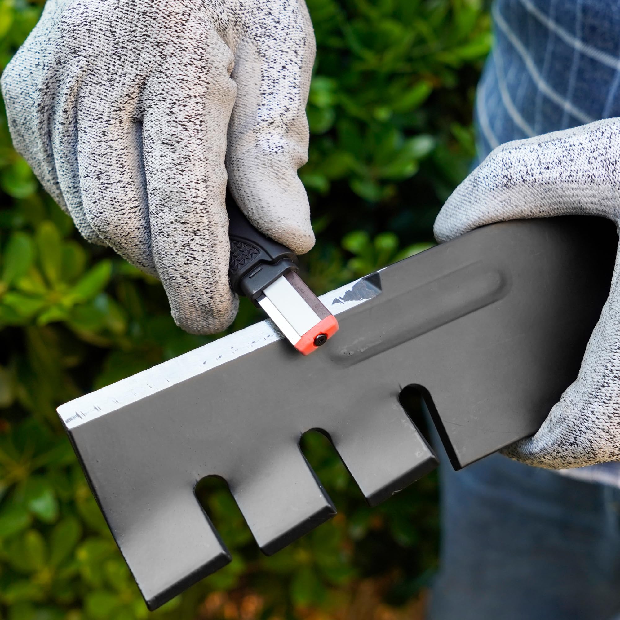 Sharpal 129N: afilado de tijeras y herramientas de setos con precisión suave.