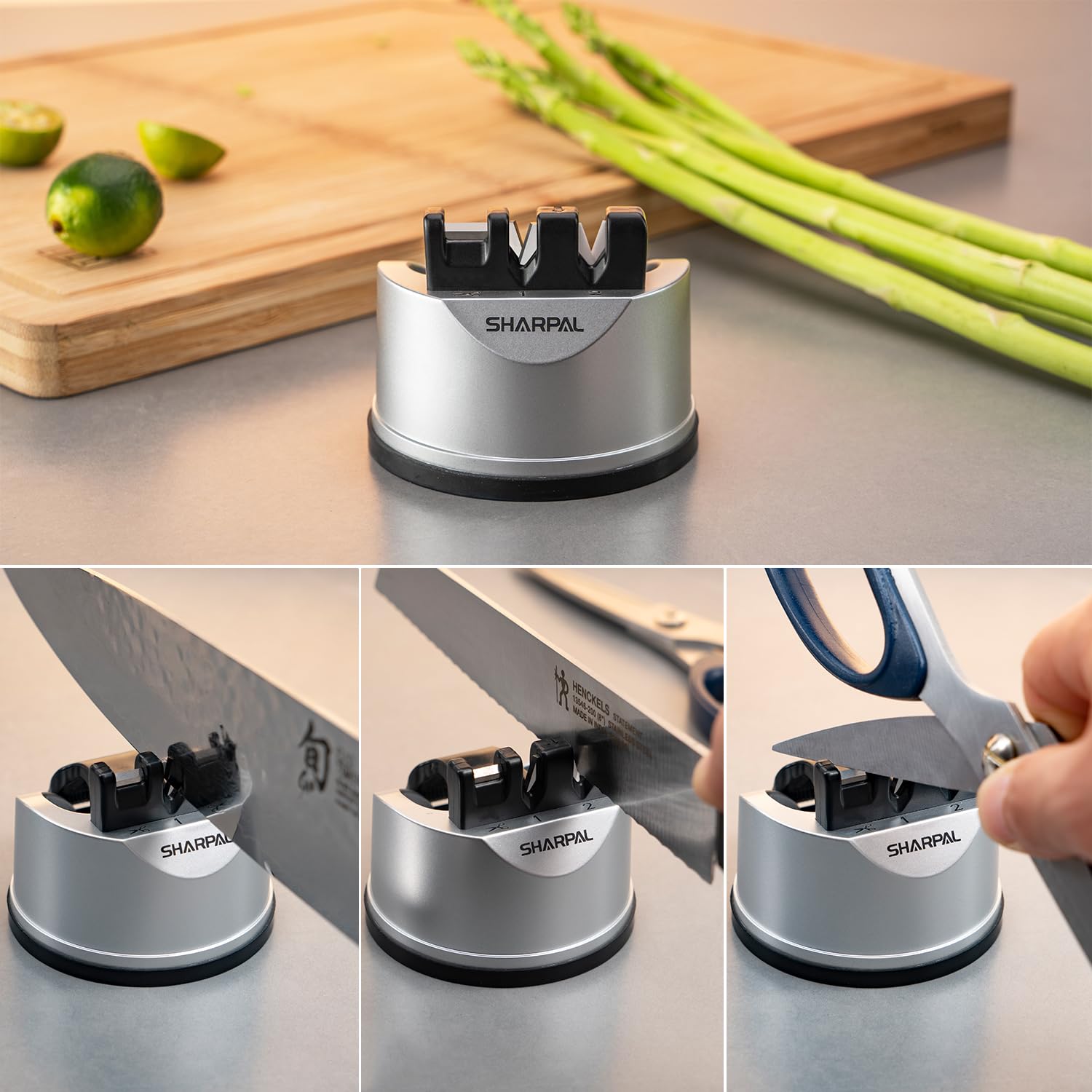 Sharpal 191H manejo ergonómico para diestros y zurdos
