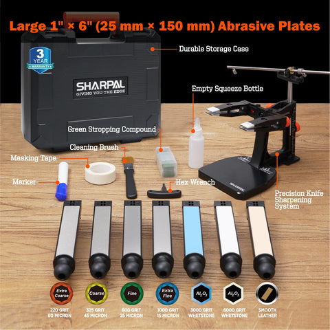 SHARPAL 202H conjunto de siete piezas para afilar diversos filos en casa