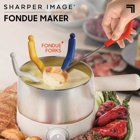 Sharper Image Fondue: control de temperatura ajustable para chocolate o queso